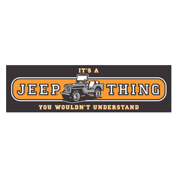Jeep: стикер It's A Jeep Thing